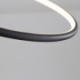 Modern Ring Circle Flush Mount Ceiling Lamp with LEDs