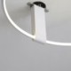 Modern Ring Circle Flush Mount Ceiling Lamp with LEDs