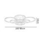 Modern Ring Circle Flush Mount Ceiling Lamp Bedroom LED Dimmable Ceiling Light