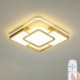 Gold LED Flush Mount Ceiling Light Fixture