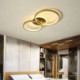 Fixture for LED Flush Mount Gold Ring Ceiling Light