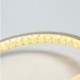 Fixture for LED Flush Mount Gold Ring Ceiling Light