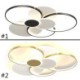 Living Room LED Flush Mount Ring Ceiling Light Fixture