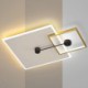 Modern Minimalist LED Flush Mount Ceiling Light Fixture