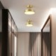 For Kitchen Bathroom, Gold Copper LED Mini Round Ceiling Light