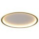 Round Hallway Light Fixtures Tricolor Dimming LED Flush Mount Ceiling Light