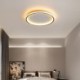 Round Hallway Light Fixtures Tricolor Dimming LED Flush Mount Ceiling Light