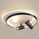 Spotlight LED Flush Mount Acrylic Circular Ceiling Light