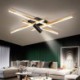 Modern Acrylic LED Linear Ceiling Flush Mount Spotlight