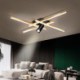 Modern Acrylic LED Linear Ceiling Flush Mount Spotlight