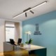 Acrylic LED Linear Ceiling Flush Mount Spotlight