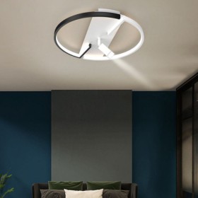 Spotlight LED Ceiling Lamp Black & White Acrylic