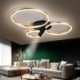 LED Halo Ring Lighting Spotlight Brushed Gold Ceiling Lamp