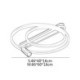 Spotlight LED Ceiling Lamp Circle Rings Acrylic Fixture