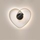 Spotlight LED Flush Mount Brushed Gold Heart Shape Lighting