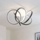 LED Halo Ring Flush Mount Ceiling Light in Acrylic