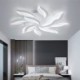 Bedroom Living Room Acrylic Petal LED Flush Mount Ceiling Light