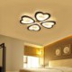 LED Flush Mount Heart Shaped Petal Ceiling Light Bedroom Living Room