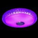 Remote Control Bluetooth Music Speaker Light Bedroom Bar RGB LED Flush Mount Ceiling Light