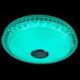 Remote Control Bluetooth Music Speaker Light Bedroom Bar RGB LED Flush Mount Ceiling Light