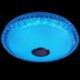 Remote Control Bluetooth Music Speaker Light Bedroom Bar RGB LED Flush Mount Ceiling Light