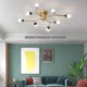 Living Room Bedroom Glass Ball LED Flush Mount Magic Bean Ceiling Light