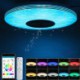 Remote APP Control Bluetooth Music Speaker Lamp 36W RGB LED Flush Mount Ceiling Light Decorative Lamp