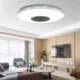 Remote APP Control Bluetooth Music Speaker Lamp 36W RGB LED Flush Mount Ceiling Light Decorative Lamp