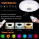 Remote APP Control Bluetooth Music Speaker Lamp 36W RGB LED Flush Mount Ceiling Light Decorative Lamp