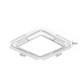 Bedroom Living Room Modern Simple LED Flush Mount Ceiling Light Square Acrylic Light Fixture