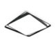 Modern Minimalist LED Acrylic Square Flush Mount Ceiling Light Fixture Living Room Office