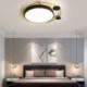 Circle Acrylic Ceiling Light Bedroom Living Room Contemporary LED Flush Mount Ceiling Light