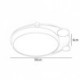 Circle Acrylic Ceiling Light Bedroom Living Room Contemporary LED Flush Mount Ceiling Light