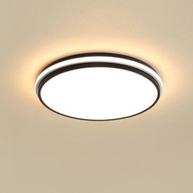 Modern Acrylic Lighting Bedroom Living Room Minimalist Circular LED Flush Mount Ceiling Light Fixture