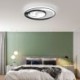 Modern Acrylic Light Bedroom Living Room Overlapping Round LED Flush Mount Ceiling Light