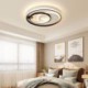 Modern Acrylic Light Bedroom Living Room Overlapping Round LED Flush Mount Ceiling Light