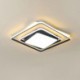 Modern Acrylic Fixture Bedroom Living Room Overlapped Square LED Flush Mount Ceiling Light