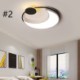 Bedroom Kids Room Modern Acrylic LED Flush Mount Moon and Circle Ceiling Light