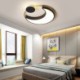 Bedroom Kids Room Modern Acrylic LED Flush Mount Moon and Circle Ceiling Light