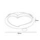 Bedroom Living Room LED Acrylic Flush Mount Ceiling Light Heart Shaped Light Fixture