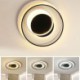 Irregular Round LED Flush Mount Ceiling Light for Living Room Bedroom