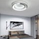 Acrylic Ceiling Light Bedroom Living Room Circular LED Flush Mount Light Fixture