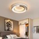 Acrylic Ceiling Light Bedroom Living Room Circular LED Flush Mount Light Fixture