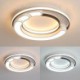 Acrylic Ceiling Light Bedroom Living Room Circular LED Flush Mount Light Fixture