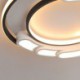 Acrylic Ceiling Light Bedroom Living Room Circular LED Flush Mount Light Fixture