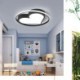 Bedroom Living Room LED Acrylic Flush Mount Ceiling Light Heart Shaped Light Fixture