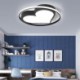 Bedroom Living Room LED Acrylic Flush Mount Ceiling Light Heart Shaped Light Fixture