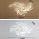 Modern LED Lighting Living Room Office Irregular Linear LED Flush Mount Ceiling Light