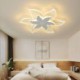 Unique Decorative Lighting Bedroom Dining Room Elegant Flower LED Flush Mount Ceiling Light