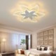 Unique Decorative Lighting Bedroom Dining Room Elegant Flower LED Flush Mount Ceiling Light